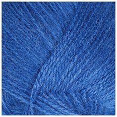Пряжа "Mohair delicate" 5% мохер,10% шерсть, 85% акрил 500м/100гр (6121 ярко-голубой) 1моток 2724587 Nako