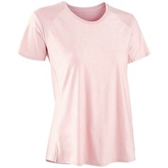 Футболка для фитнеса и кардиотренировок женская FTS 500 розовая EU42 RU48 DOMYOS Х Декатлон Decathlon