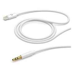 Аудиокабель 3.5мм (m) - Lightning, MFI, белый, Deppa 72232
