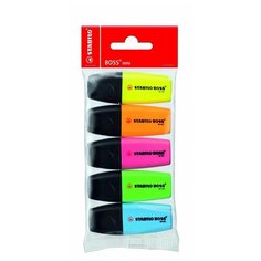 STABILO Набор текстовыделителей BOSS MINI, 5 шт. (07/5-11)