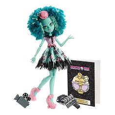 Кукла Monster High Страх! Камера! Мотор! Хани Свомп, 26 см, BDD86