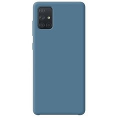 Чехол Deppa Liquid Silicone Case для Samsung Galaxy A71, синий