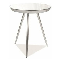 Журнальный столики SIGNAL BORA C, зеркало - серебристый СИГНАЛ