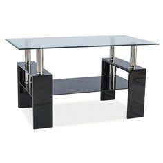 Журнальный столик SIGNAL LISA III, черный лакированный СИГНАЛ