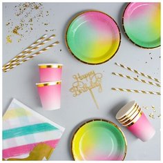 Набор посуды "С Днём Рождения" Страна Карнавалия