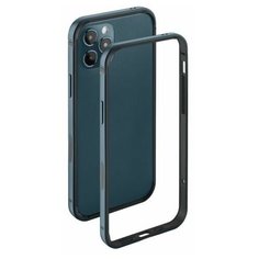 Бампер защитный Deppa Alum Bumper для Apple iPhone 12/12 Pro Синий (арт. 870041)