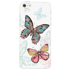 Накладка Deppa Art Case iPhone 5/5S/SE Бабочки (арт. 100200)
