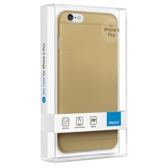 Накладка Deppa Sky Case+пленка iPhone 6 Plus/6S Plus золотая