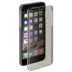 Накладка Deppa Pure Case+пленка iPhone 6 Plus/6S Plus прозрачная черная