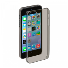 Накладка Deppa Pure Case+пленка iPhone 5/5S/SE прозрачная черная