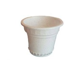 Кашпо с поддоном 1,8л белый Бр.8.05 Бриг