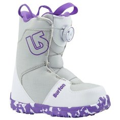 Детские сноубордические ботинки BURTON Grom Boa 11C, white/purple