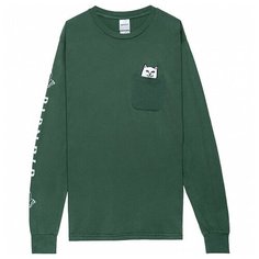 Лонгслив RIPNDIP Lord Nermal Pocket размер XL, olive