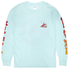 Лонгслив RIPNDIP Off My Wave размер L, aqua