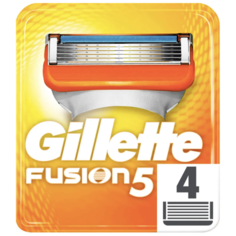 Сменные кассеты, лезвия, Gillette Fusion5, оригинал, 4 шт