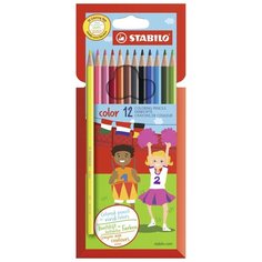 STABILO Цветные карандаши color 12 цветов (1912/77-01)