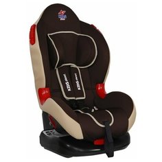 Автокресло группа 1/2 (9-25 кг) Kids Planet Atlas, коричневый/капучино