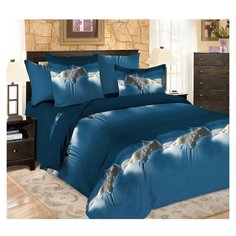 Постельное бельё Amore Mio Мако- сатин Meow Микрофибра 1,5 сп.