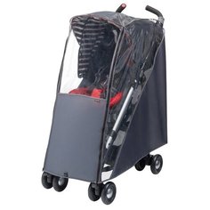 Aprica дождевик для коляски Stick черный/прозрачный