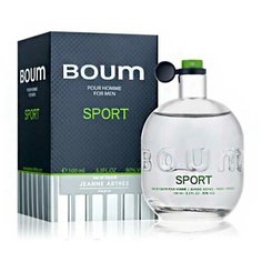 Jeanne Arthes Туалетная вода для мужчин Boum Sport (Бум спорт) свежий, зелёный 100 мл