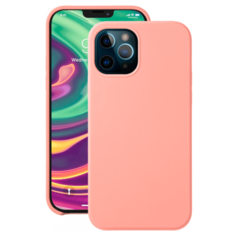 Накладка силикон Deppa Liquid Silicone для Apple iPhone 12/12 Pro Розовый арт.87712