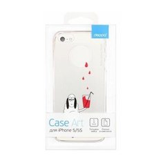 Накладка Deppa Art Case iPhone 5/5S/SE Будни Петра Коктейль (арт. 100662)