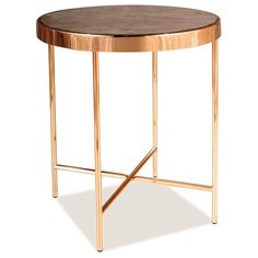 Журнальный столик SIGNAL FORTUNA C, эффект мрамора СИГНАЛ