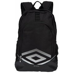 Спортивный рюкзак Umbro Pro Training 2.0 Medium Backpack с карманом для бумажника. Большой рюкзак Umbro для тренировки с 2 боковыми карманами, черно- белый, 18 литров, 40 х 30 х 17 см