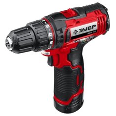 Аккумуляторная дрель-шуруповерт ЗУБР ДШЛ-125-22 Li-Ion 12 В 2.0 А·ч х2 кейс