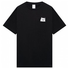 Футболка RIPNDIP Lord Nermal Pocket размер S, black