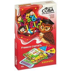 Настольная игра BONDIBON Умная сова Учимся считать ВВ4006