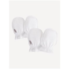 Царапки Be Happy Наша мама, белый, размер 0-6 мес