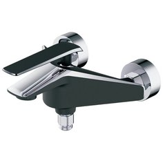 Смеситель для ванны OUTE Материал: латунь, цвет черный/хром, излив фиксированный 9см.