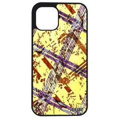 Противоударный чехол на смартфон // iPhone 12 Mini // "Тартан плитка" Полосы Клетка, Utaupia, цветной