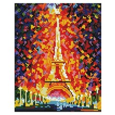 Белоснежкка Мозаика в пакете 002- ST- PS Париж - огни Эйфелевой башни Белоснежка