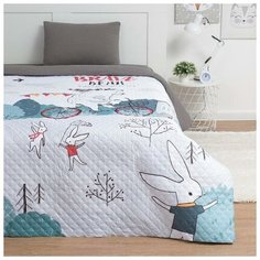 Покрывало "Этель" 2 сп Brave bear, 180*220 см, микрофибра 5367886