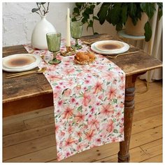 Дорожка на стол "Этель" Flowers 40х149см, 100% хл, саржа 190 г/м2 6756606