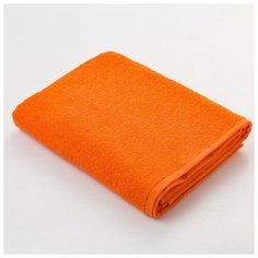 Полотенце махровое Экономь и Я 70х130 см, цв. оранжевый, 100% хлопок 5405702