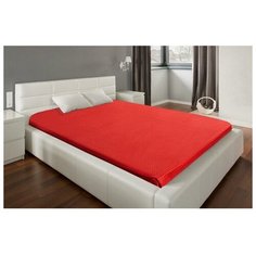 Простыня Этель 145*215 см, цв. красный, 100% хлопок, сатин, 125 г/м² 4994460