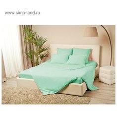 Простынь на резинке Купу- Купу 160х200/20см, ментол, трикотаж 130г/м хл100% 1089248 Kupu Kupu