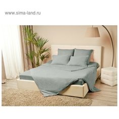 Простынь на резинке Купу- Купу 140х200/20см, серый, трикотаж 130г/м хл100% 1089227 Kupu Kupu