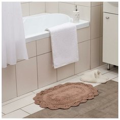 Ковер Прованс 40х60 ± 3 см, цв.кофейный, 1200 гр/м2, 100% хлопок 5083327 Этель