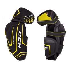 Налокотники CCM Tacks 3092 SR (размер M, цвет Черный/желтый)