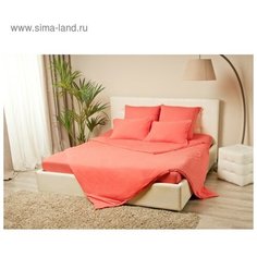 Простынь на резинке Купу-Купу 160х200/20см, коралл, трикотаж 130г/м хл100% 1089243 Kupu Kupu