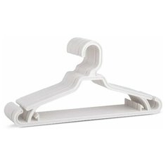 Вешалка Plaston универсальная №2 набор 15 шт белый