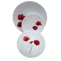 Столовый сервиз аркопал бертиль 18 предметов 6 персон Luminarc