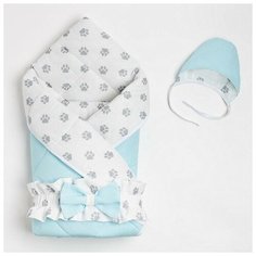 Конверт на выписку А.41СЛ/5, цвет серый/голубой 7311713 МОЕМУ МАЛЫШУ