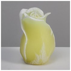 Свеча фигурная ароматическая "Роза", 8х12,5 см, желтый 5532629 RAK Trend Decor Candle