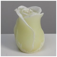 Свеча фигурная ароматическая "Роза", 8х12,5 см, кремовый 5532631 RAK Trend Decor Candle