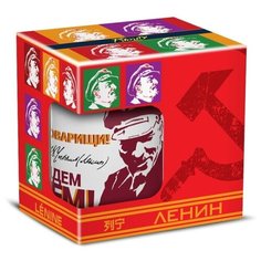 Кружка PrioritY в подарочной упаковке "Советская серия" "Верной дорогой идете." (фарфор). 350 мл